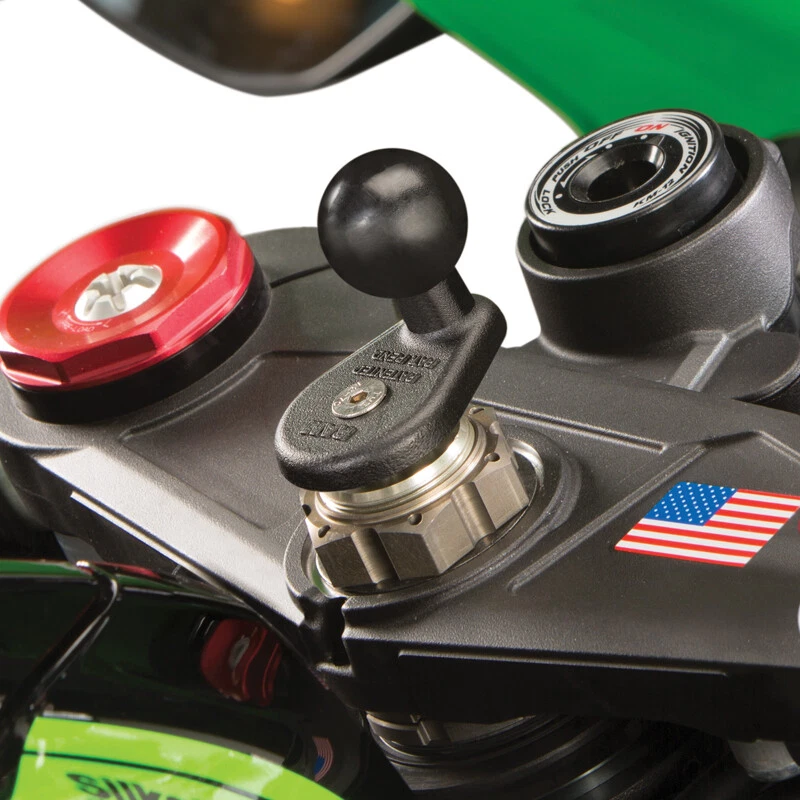 RAM Motorcycle Fork Stem Mount for iPhone 16, Pro, 16 Pro Max, iPhone 16 Plus - Image 2 of 4