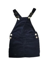 NWT NEW Little Marc Jacobs girls corduroy indigo Blue Dress apple applique 6y