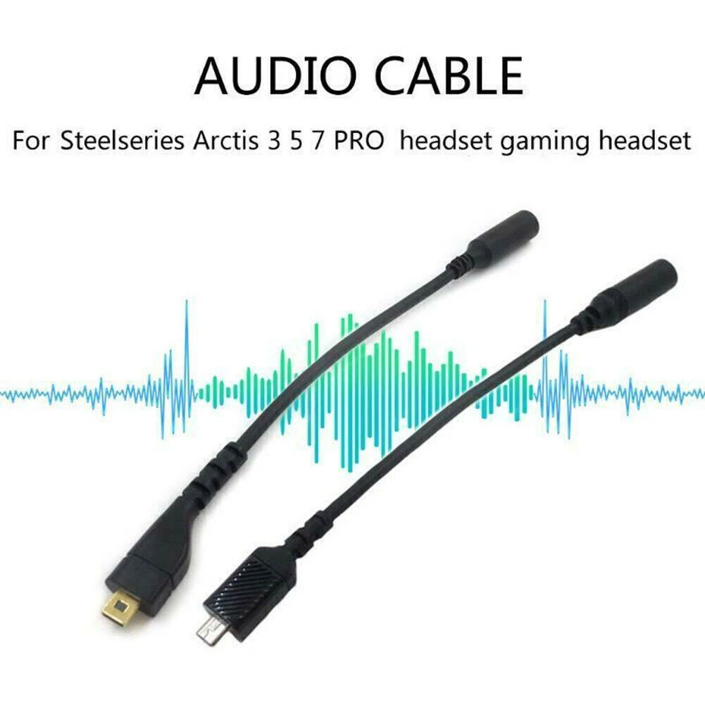 3.5mm OFC Sound Card Adapter Cable Connecter For Steel Series