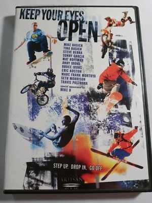 KEEP YOUR EYES OPEN Step up Drop in Go Off DVD 2003 Very Good