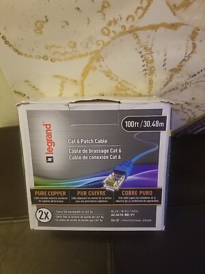 AC3610-BE-V1 Legrand 100 Ft Cat 6 Patch Cable