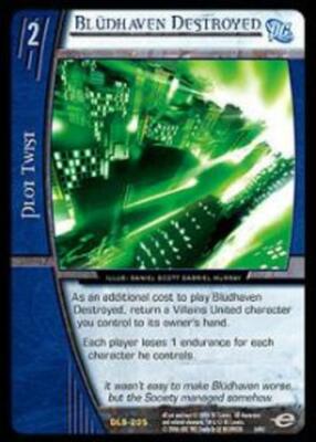 VS System: Bludhaven Destroyed [Played] VS: DC Legion of Super Heroes TCG CCG Cl