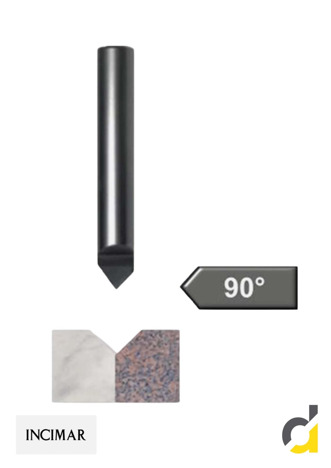 Eccellenza Incimar: Fresa Tipo 10 90 Gradi Widia - Utensile Top