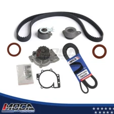 Timing Belt Kit Water Pump Serpentine Belt 6DPK1841 for 99-09 Volvo 2.4L 2.5L