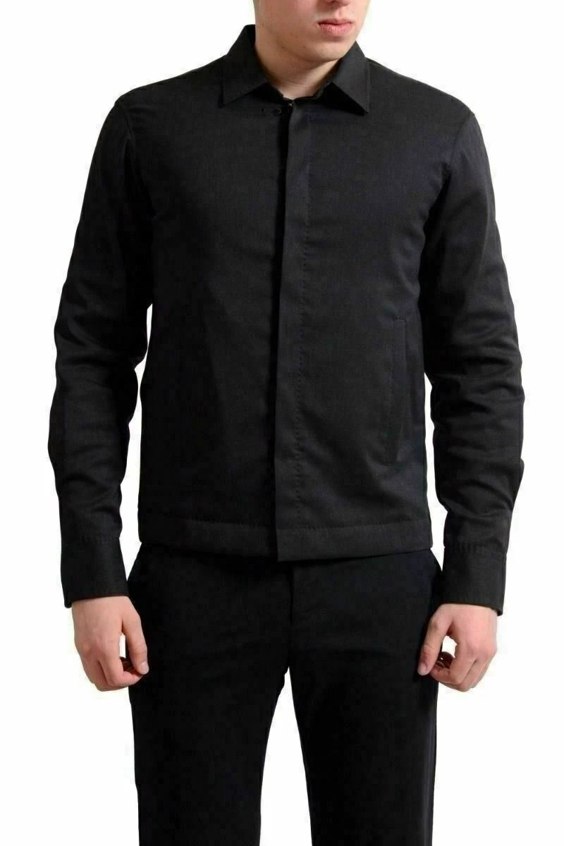 Dsquared2 Giacca Imbottita Uomo Lana Grigio Scuro Grigio Scuro US S IT 48