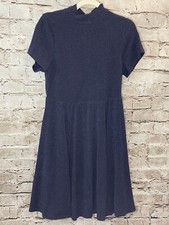 SALE Torrid Plus Size 1 Navy Blue Short Sleeve Turtleneck Knit Sweater Dress