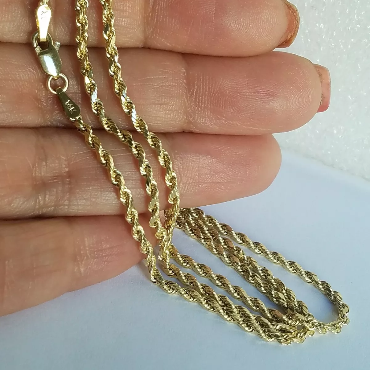 If a chain says 14k is it real store