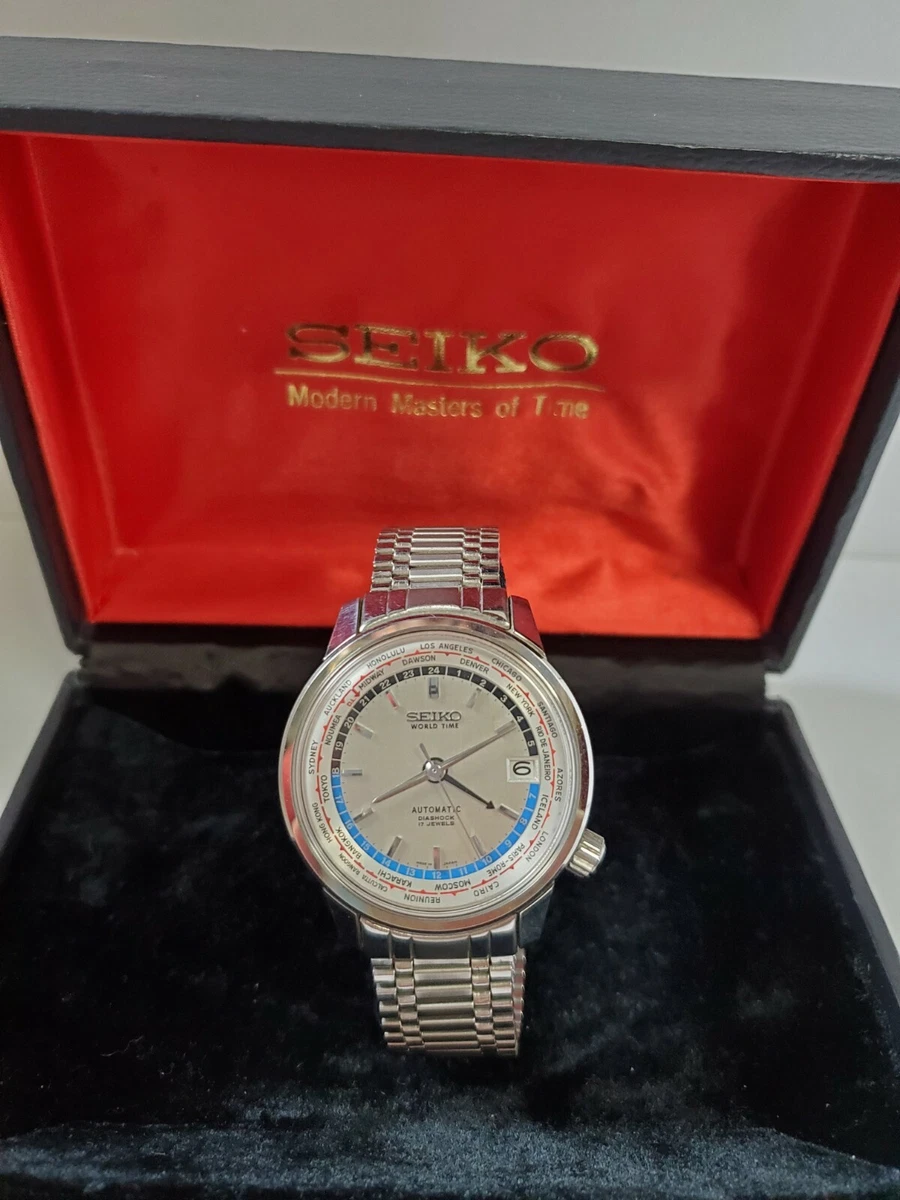 Seiko World Time 6217 7000 Auto Tokyo Olympic UNUSED NM eBay