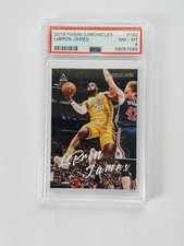 2019 Panini Chronicles LeBron James Basketball Card #162 PSA 8