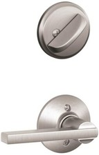 Schlage F59 LAT 626 Latitude Interior Lever  Deadbolt, Chrome Internal Pack 