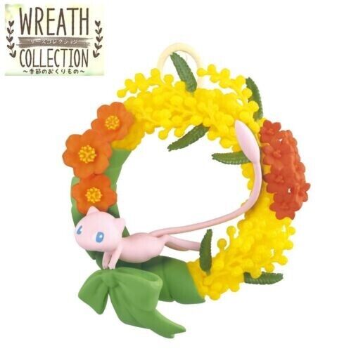Re-ment Pokemon Wreath Collection Mew Flowers Collectible Figure Nintendo - Picture 1 of 4