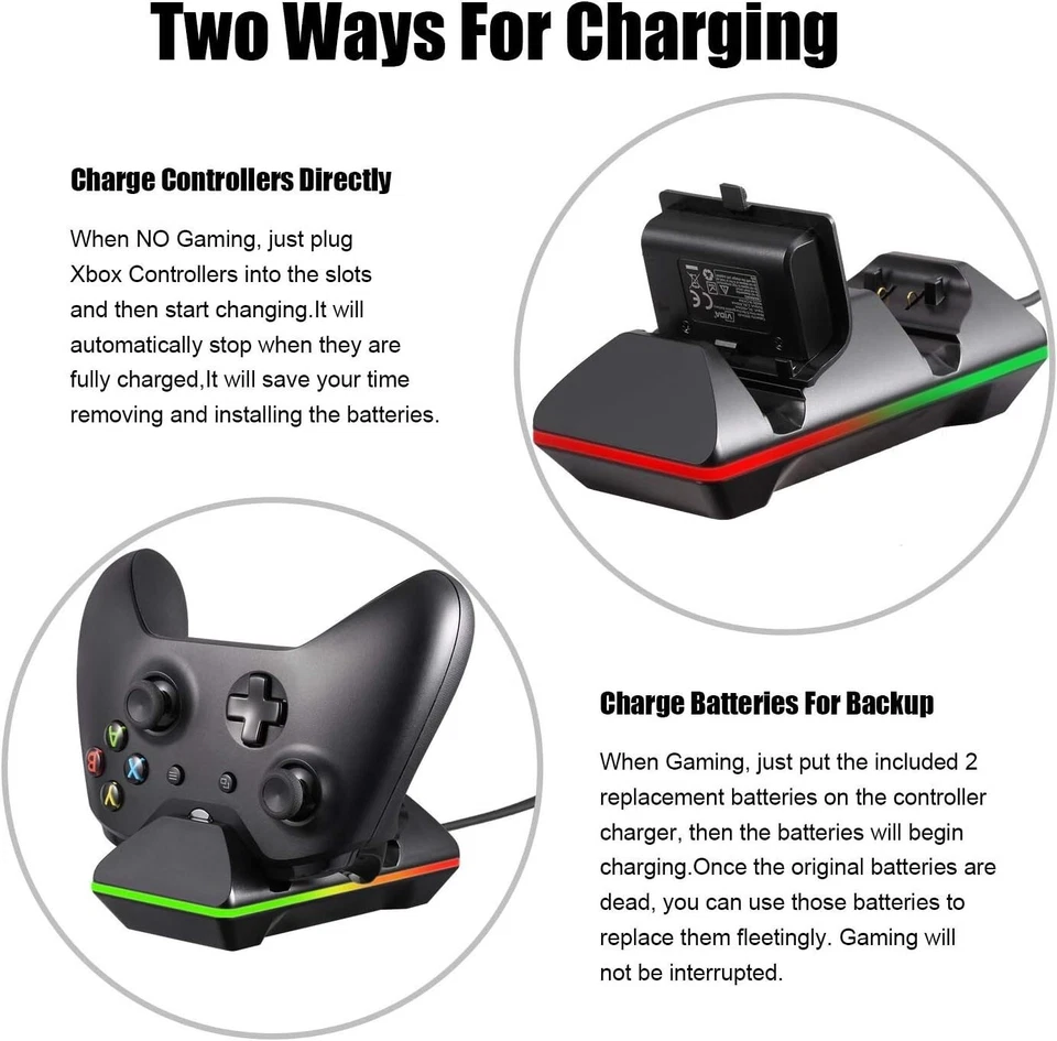 Charge Station & Battery Pack - Dual Controller, VIDA, XBox One/S - Image 4 of 4