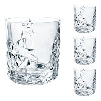 Nachtmann Whiskyglas Sculpture 4Er-Set Whiskytumbler Whisky Tumbler Kristallglas