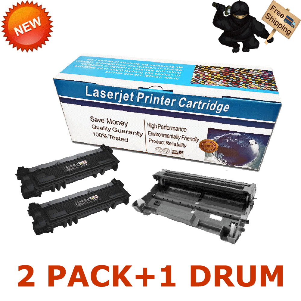 2-Pk/Pack 1-Drum + 1 X Toner For Dell E310 E310DW E515DN E515DW - Foto 13
