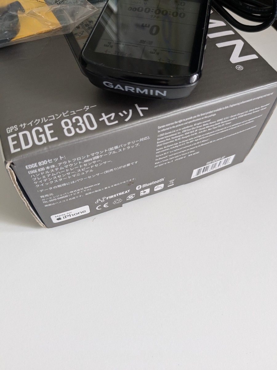 【美品】GARMIN Edge 830 セット Garmin EDGE 830 Set GPS Cycle Computer Bycycle Black Main