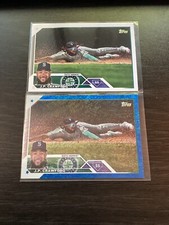 J.P. Crawford 2023 Topps Series 2 Baseball Blue Foil 991/999 & Base 380 Mariners