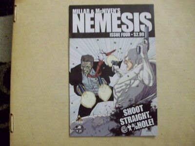 2011 ICON COMICS NEMESIS # 4 SHOOT STRAIGHT X%HOLE