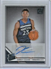 Jarrett Culver 2019/20 Panini Donruss Clearly Rated Rokie Autograph