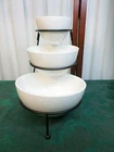 Beautiful Avon 3 Tiered Bowl Set w/Metal Stand