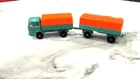 LESNEY MATCHBOX MERCEDES TRUCK AND TRAILER NO. 1 & NO. 2 With Tops- VERY NICE