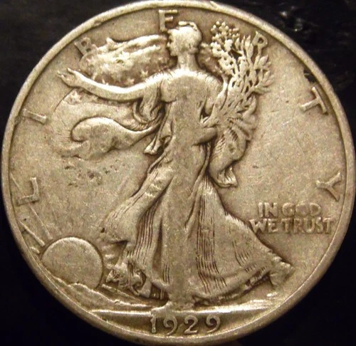 1929-D Walking Liberty Half Dollar Choice Original VF/XF