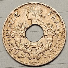 1939 FRENCH INDOCHINA (VIETNAM) 5 CENTIMES - Great Coin - Indochina 5 Cent