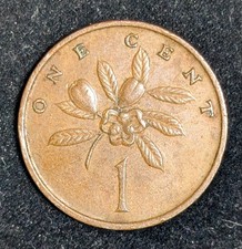 1969 Jamaica 1 Cent Circulated KM# 45