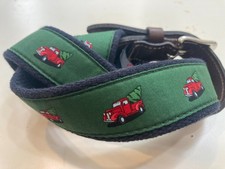 Vineyard Vines Boys Mens Belt Size 30 Christmas Truck Green Red Blue