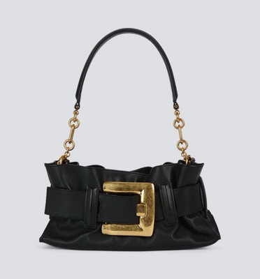 Balmain Mini Anthem Shoulder bag in calfskin leather