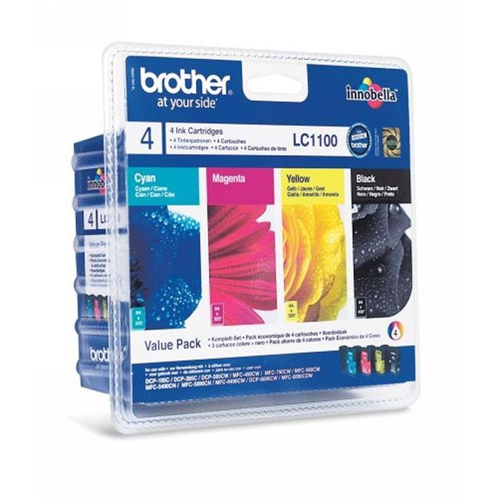 Brother LC1100 cartouche d'encre noire et couleur pour des impressions professionnelles