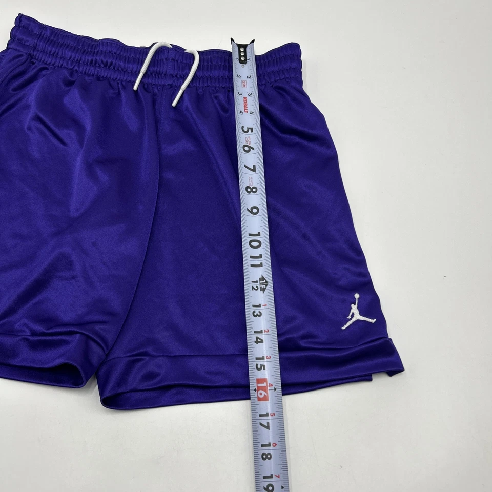 Shorts Nike Air Jordan Feminino Tamanho MÉDIO Jumpman Roxo Retrô AT0538-545 - Imagem 4 de 4