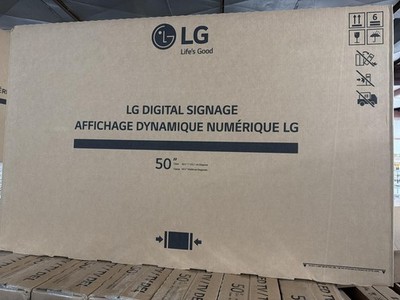 LG 50'' 4K Display Digital Signage TV Built In Speakers LG50UL3J-M