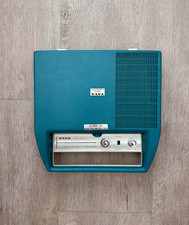 Raro giradischi portatile Taya RP-703DA anni 60 11x11in Giappone - necessita di lavoro