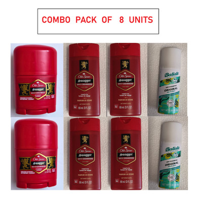 Old Spice Swagger Deodorant 0.5oz & Body Wash 3oz x2, Batiste Shampoo 1.06oz