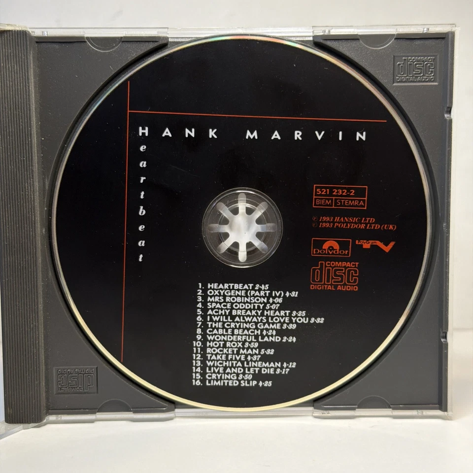 Hank Marvin: Herzrhythmus CD Hank Marvin (1993) - Bild 3 von 4