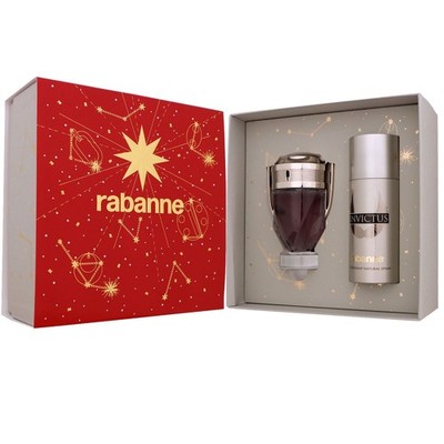 Paco Rabanne Invictus Set 100 ml Eau de Toilette EDT & 150 ml Deo Spray Deodoran
