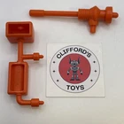 Vintage TMNT Turtle Party Wagon 1988 Right Side Mirror Gun Part Accessory