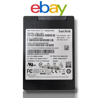   SanDisk X400 256GB SSD 2.5'' SATA III 6Gb/s   95% Zustand #FF185