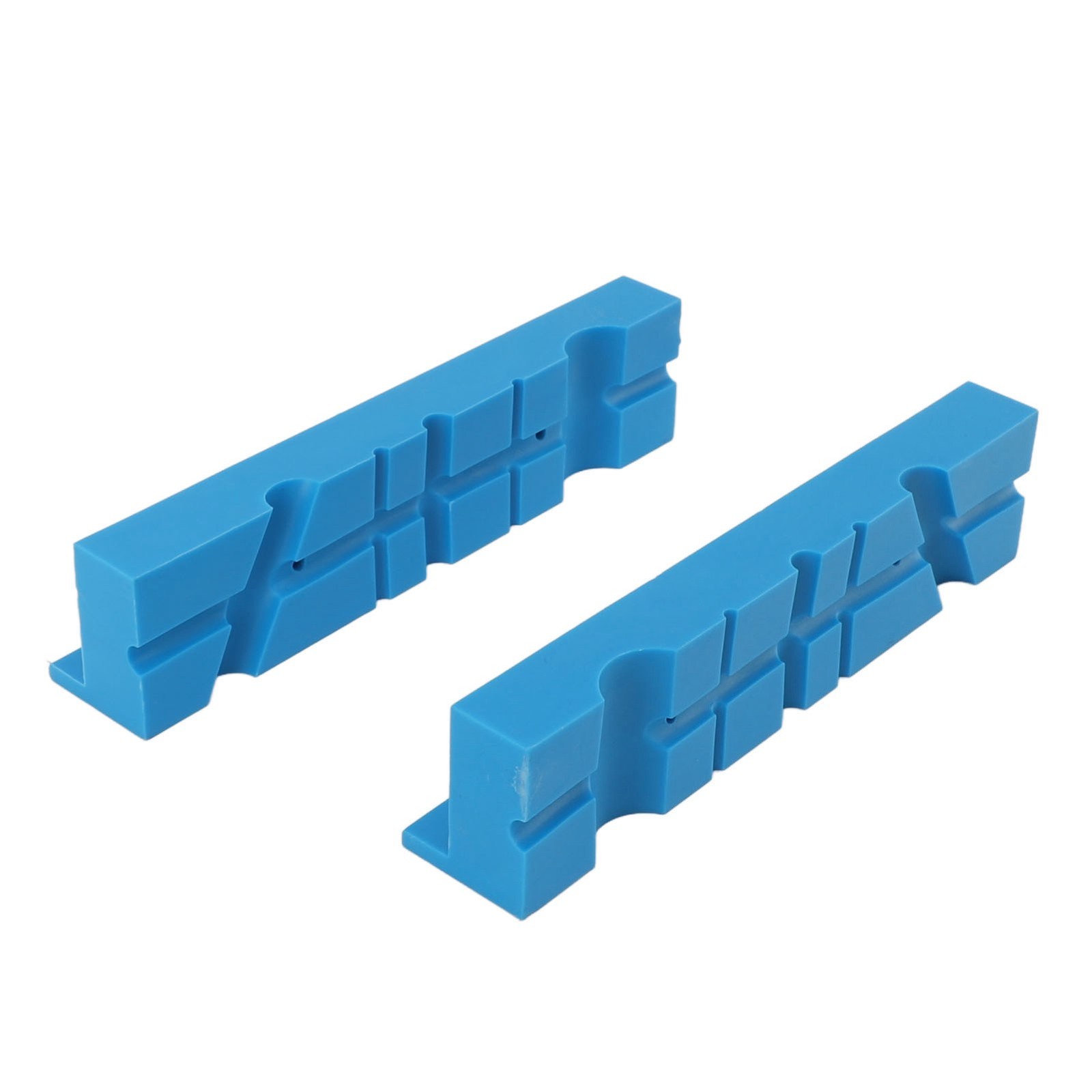 2PCS Vise Jaw Pads Magnetic Multi Angle Groove Anti Slip For Woodworking Popular