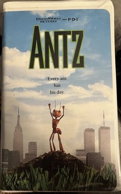 Antz 1999 VHS Clamshell Edition
