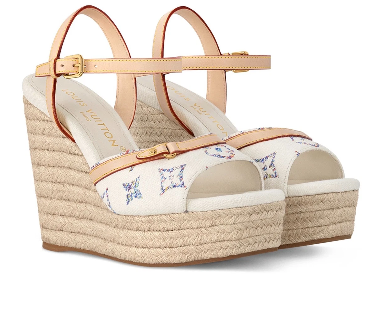 Louis Vuitton Casual High (3-3.9 in) Heel Height Sandals for Women