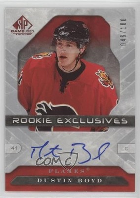 2006 SP Game Used Edition Rookie Exclusives /100 Dustin Boyd #RE-DU Auto RC 0c2