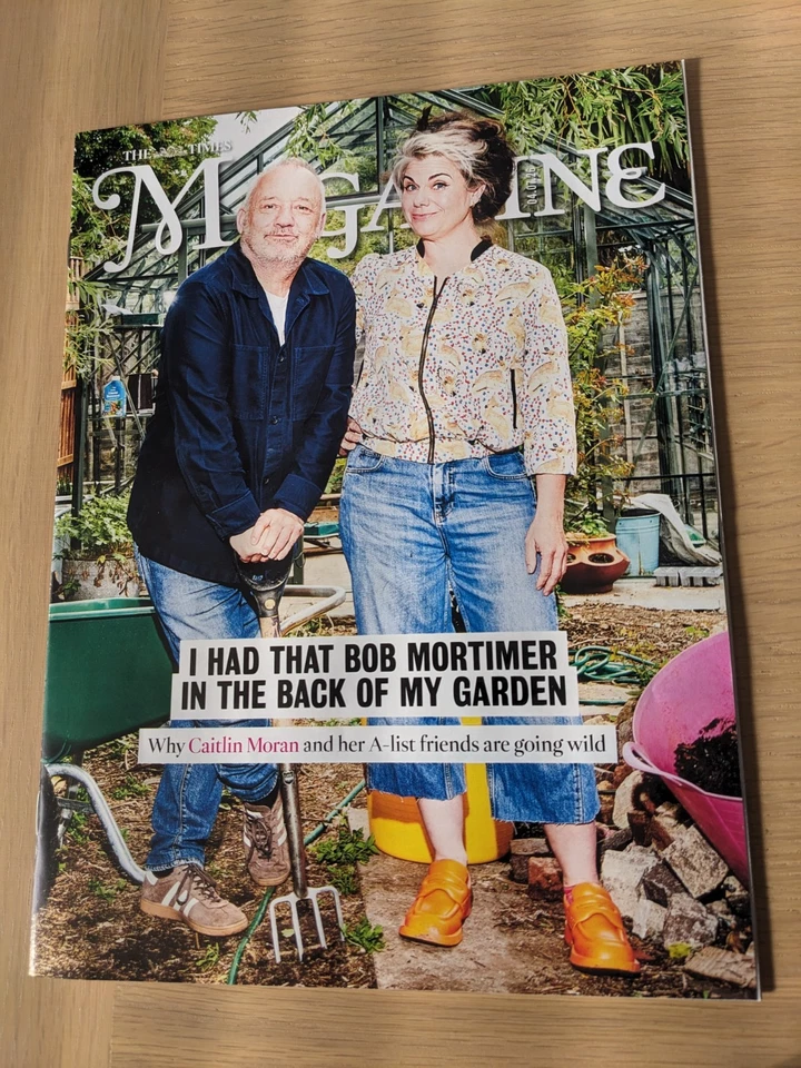 UK Times Magazine. Bob Mortimer. Emma Raducanu. Helen Skelton. 4.7.26 - Image 1 of 4