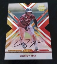 2016 Panini Elite Extra Edition Status Tie-Dye Die-Cut 2/5 Corey Ray #5 Auto