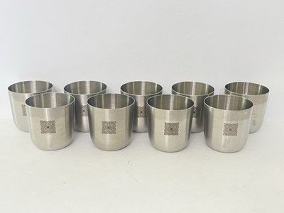 Glenmorangie Metal Craftsmen Whiskey Cups Set Of 8 Excellent Condition