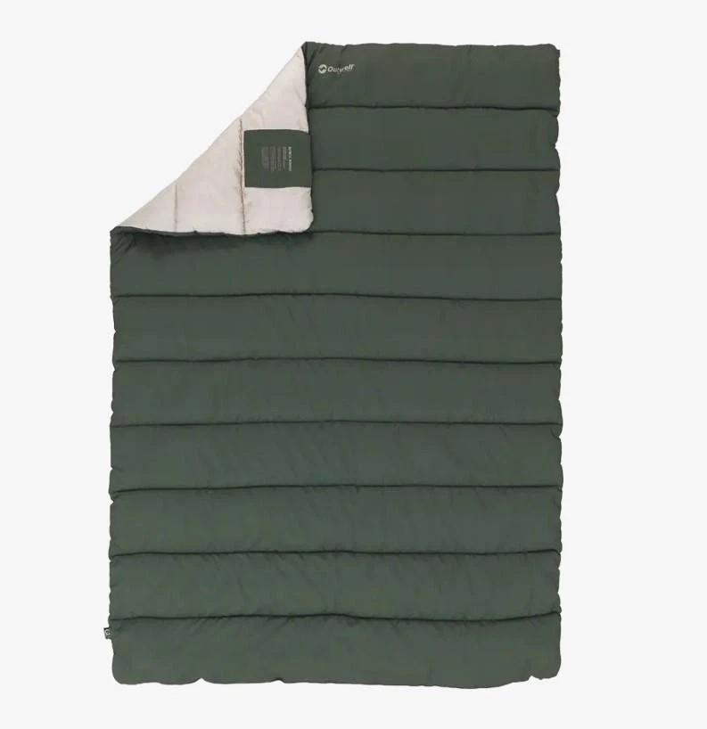 OUTWELL CAMPION DUVET CAMPING BED LIGHTWEIGHT QUILT 3 SEASON CARAVAN GREEN