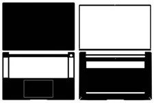 Carbon Vinyl Sticker Skin Cover for HUAWEI Matebook 16s CREFG-32 2024 16" Laptop