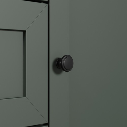 Garderobenschrank Hochschrank Garderobenmöbel Tannengrün Eiche Landhausstil - Bild 8 von 9