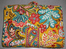 Vera Bradley Provencal Diaper Changing Pad Clutch 8  x 12  Closed 12  x 36  Open