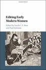 Editing Early Modern Women, , Very Good condition, Book